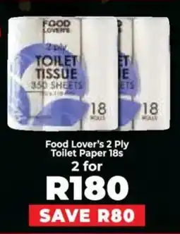 Food Lover's Market Food Lover's 2 Ply Toilet Paper offer