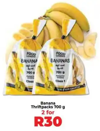 Food Lover's Market Banana Thriftpacks offer