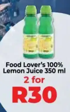 Food Lover's Market Food Lover's 100% Lemon Juice offer