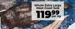 Food Lover's Market Whole Extra Large West Coast Sole offer