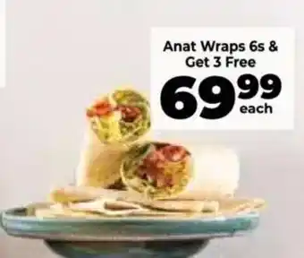 Food Lover's Market Anat Wraps offer
