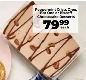 Food Lover's Market Peppermint Crisp, Oreo, Bar One or Biscoff Cheesecake Desserts offer