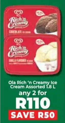 Food Lover's Market Ola Rich 'n Creamy Ice Cream Assorted offer