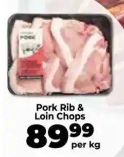 Food Lover's Market Pork Rib & Loin Chops offer