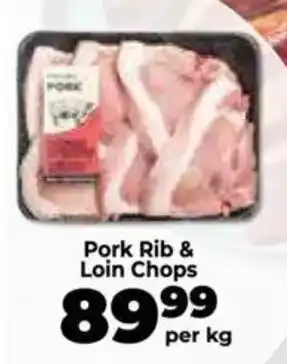Food Lover's Market Pork Rib & Loin Chops offer