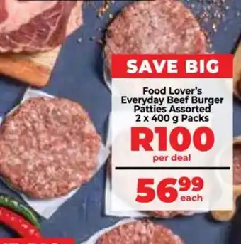 Food Lover's Market Food Lover's Everyday Beef Burger Patties Assorted offer