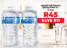 Food Lover's Market aQuellé Still Natural Spring Water offer