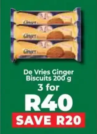 Food Lover's Market De Vries Ginger Biscuits offer