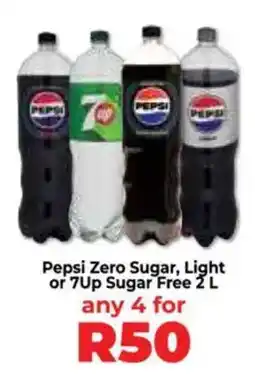 Food Lover's Market Pepsi Zero Sugar, Light or 7Up Sugar Free offer