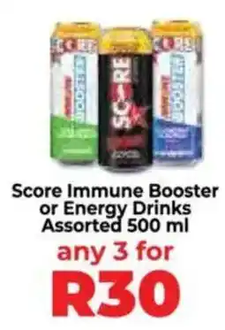 Food Lover's Market Score Immune Booster or Energy Drinks Assorted offer