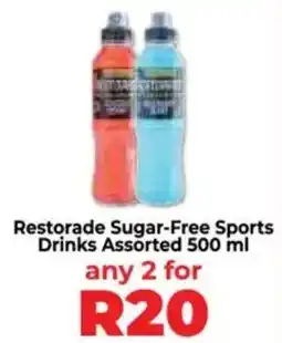 Food Lover's Market Restorade Sugar-Free Sports Drinks Assorted offer