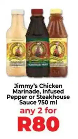 Food Lover's Market Jimmy's Chicken Marinade, Infused Pepper or Steakhouse Sauce offer