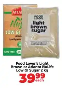 Food Lover's Market Food Lover's Light Brown or Atlanta NuLife Low GI Sugar offer