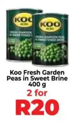 Food Lover's Market Koo Fresh Garden Peas in Sweet Brine offer