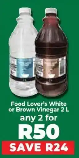 Food Lover's Market Food Lover's White or Brown Vinegar offer