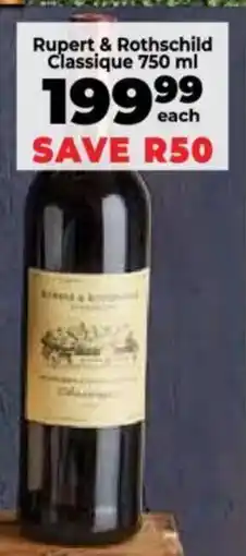 Food Lover's Market Rupert & Rothschild Classique offer