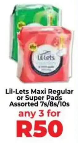 Food Lover's Market Lil-Lets Maxi Regular or Super Pads Assorted offer