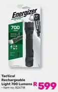 Game Energizer Tactical Rechargeable Light 700 Lumens offer