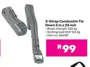 Game X-Strap Cambuckle Tie Down 2m x 25mm offer