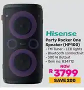 Game Hisense Party Rocker One Speaker HP100 offer