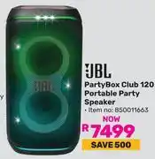 Game JBL Party Box Club 120 Portable Party Speaker offer