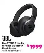 Game JBL Live 770NC Over Ear Wireless Bluetooth Headphones offer