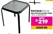 Game Terrace Leisure Opal Stacking Side Table offer