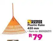Game Garden Master Plastic Rake 420mm offer