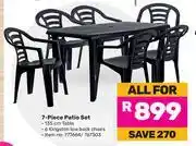 Game 7 Piece Patio Set-All For offer