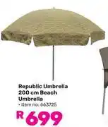 Game Republic Umbrella 200cm Beach Umbrella offer