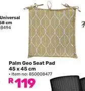 Game Palm Geo Seat Pad 45 x 45cm offer