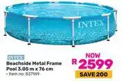 Game Intex Beachside Metal Frame Pool 3.05m x 76cm offer