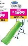 Game Bounceking 6 Ft Wavy Slide offer