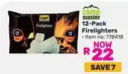 Game Campmaster 12 Pack Firelighters offer