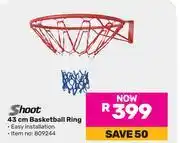 Game Shoot 43cm Basketball Ring offer