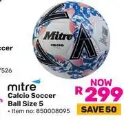 Game Mitre Calcio Soccer Ball Size 5 offer