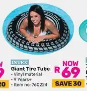 Game Intex Giant Tire Tube offer