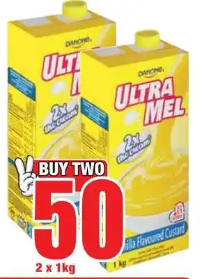 Boxer Danone Ultra Mel Vanilla Flavoured Custard offer