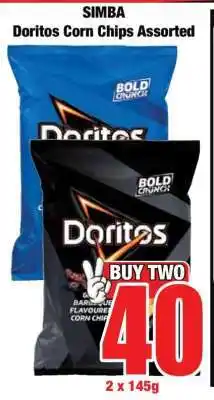 Boxer SIMBA Doritos Corn Chips Assorted offer