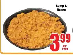 Boxer Samp & Beans offer