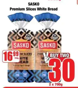 Boxer Sasko Premium Slices White Bread offer
