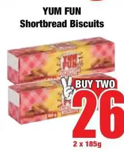 Boxer YUM FUN Shortbread Biscuits offer