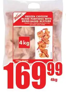 Boxer Frozen Chicken Mixed Portions with Brine Based Mixture offer