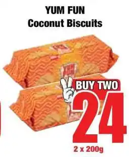 Boxer YUM FUN Coconut Biscuits offer