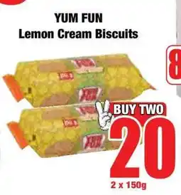 Boxer YUM FUN Lemon Cream Biscuits offer