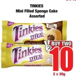 Boxer TINKIES Mini Filled Sponge Cake Assorted offer