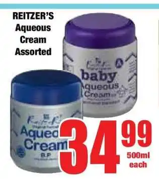 Boxer REITZER’S Aqueous Cream Assorted offer