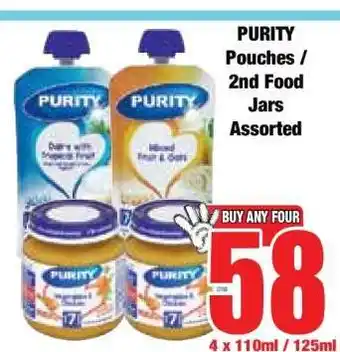 Boxer PURITY Pouches / 2nd Food Jars Assorted offer