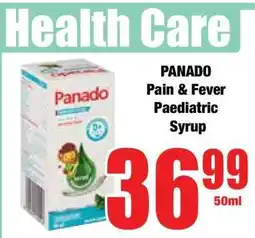 Boxer PANADO Pain & Fever Paediatric Syrup offer