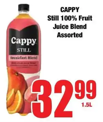 Boxer CAPPY Still 100% Fruit Juice Blend Assorted offer